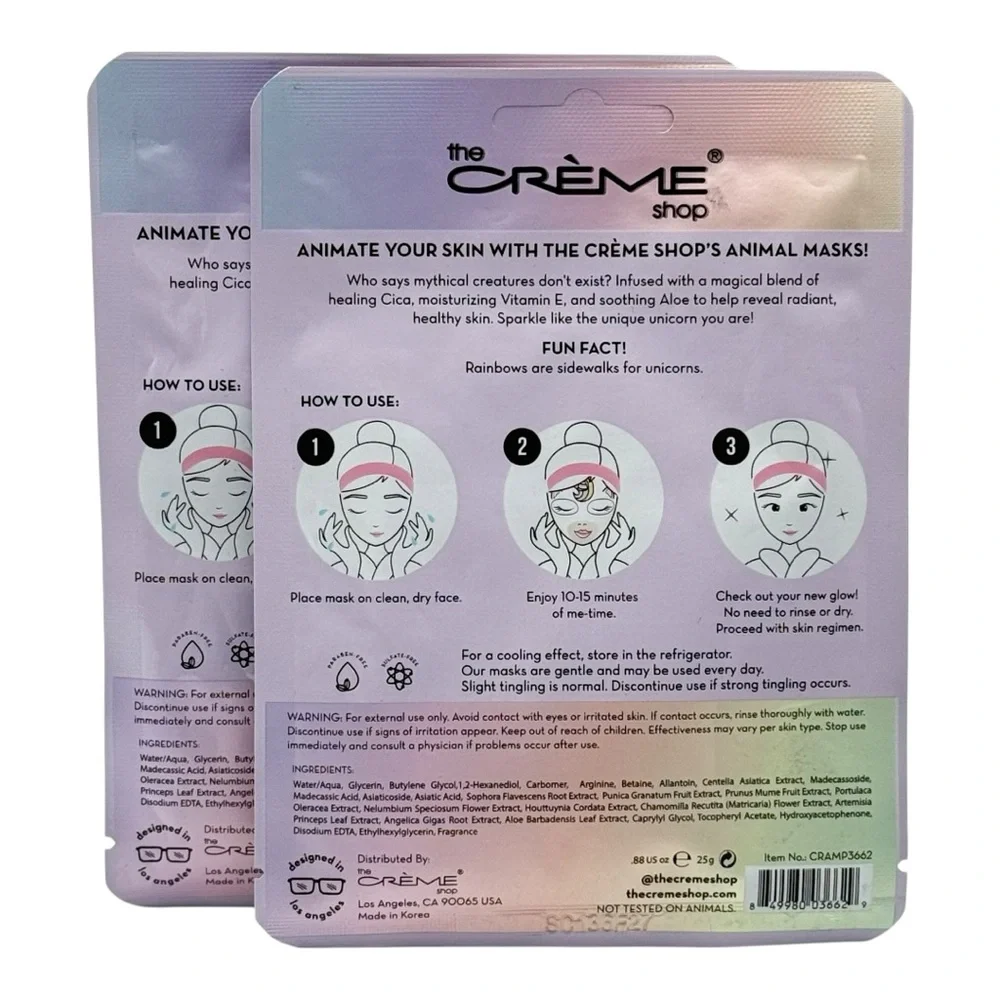 The Crème Shop Face 3 Set Mask Set